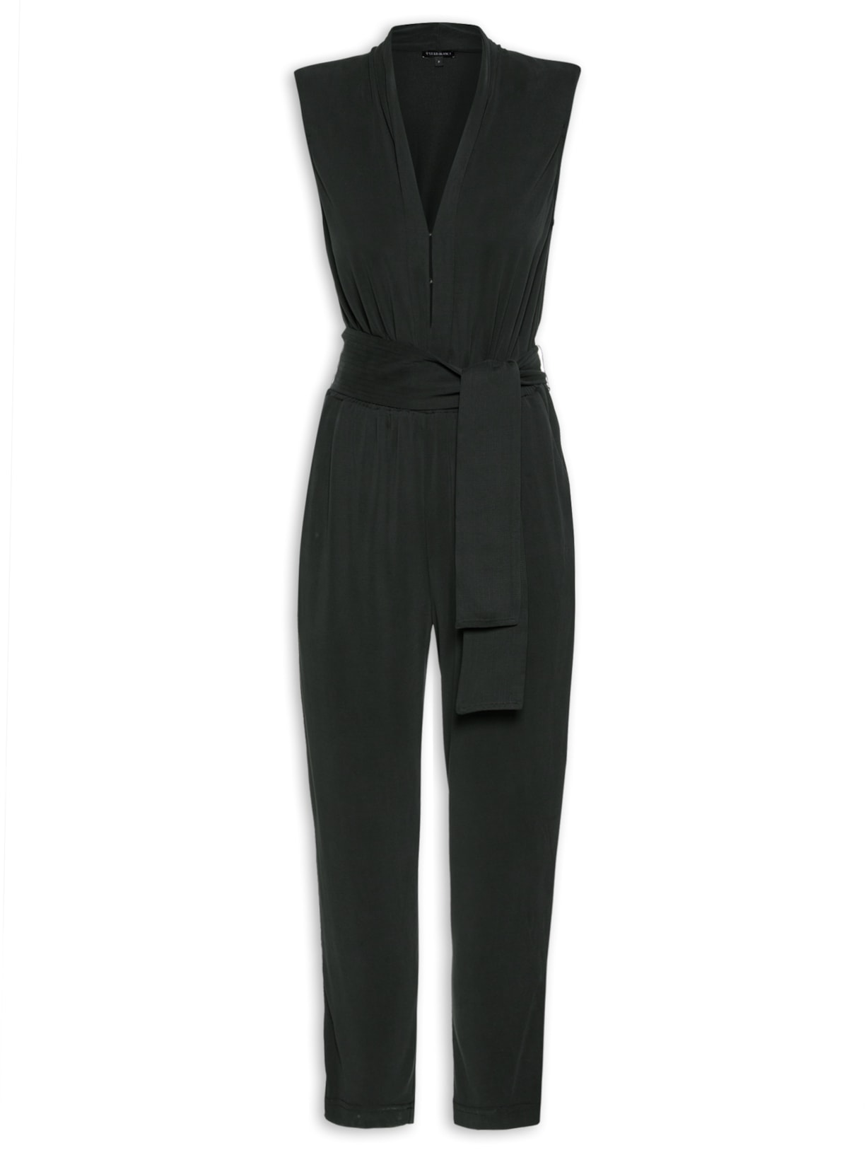 Macacão Feminino Regata Fabi - Cinza