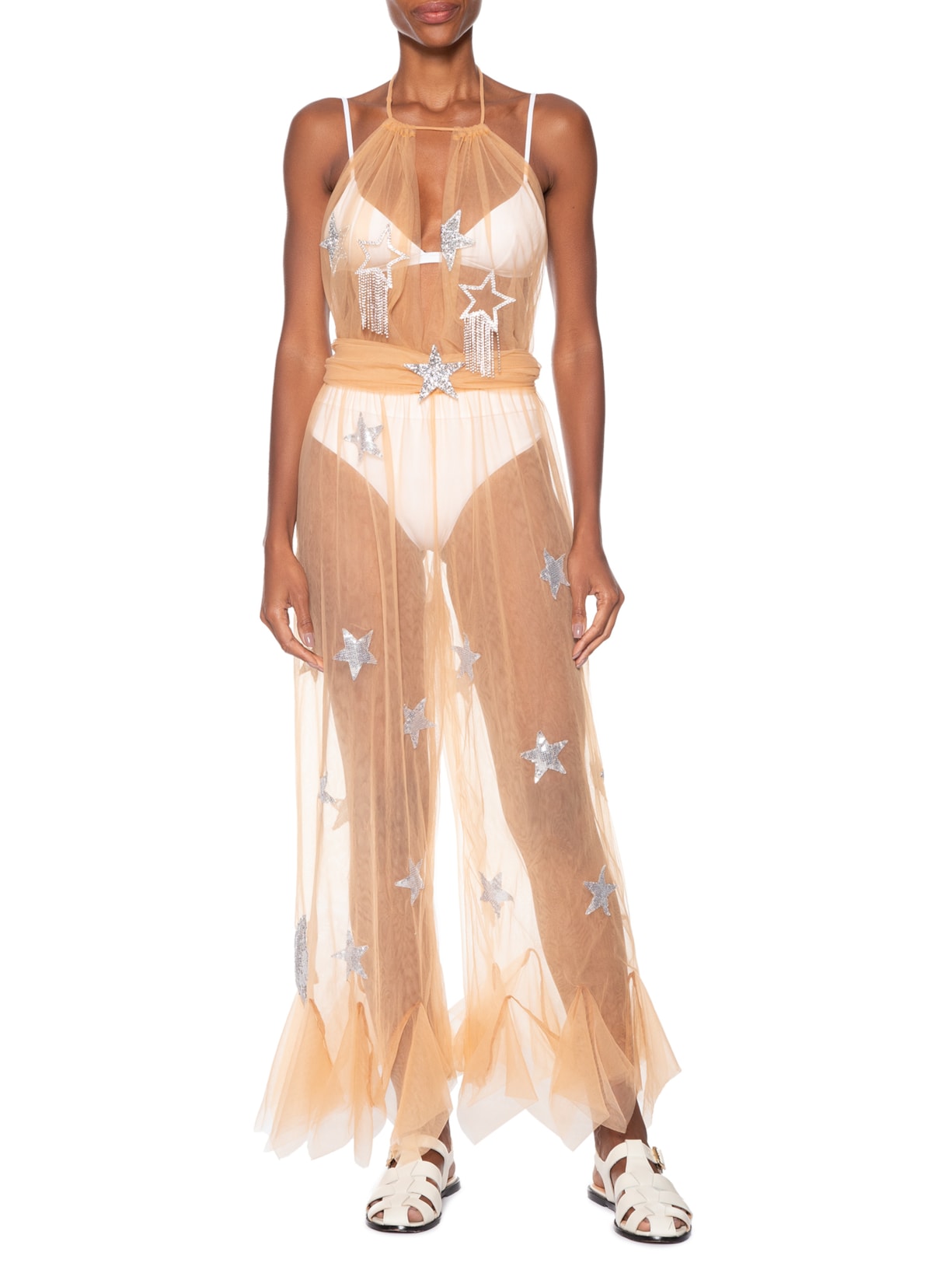 Macacão Feminino Rita Lee Prateado Carnavália