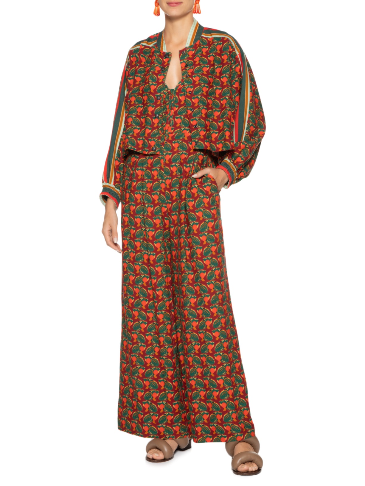 Macacão Feminino Sapoá Vermelho Farm