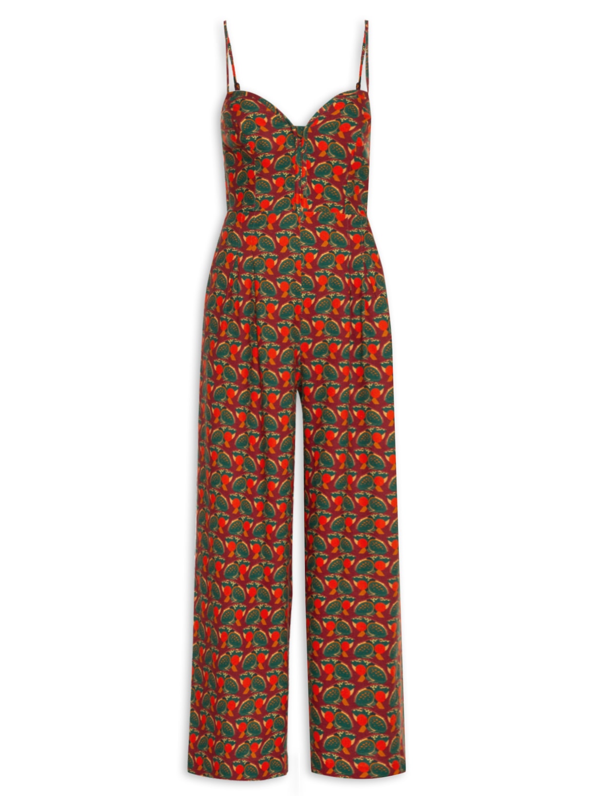 Macacão Feminino Sapoá Vermelho Farm