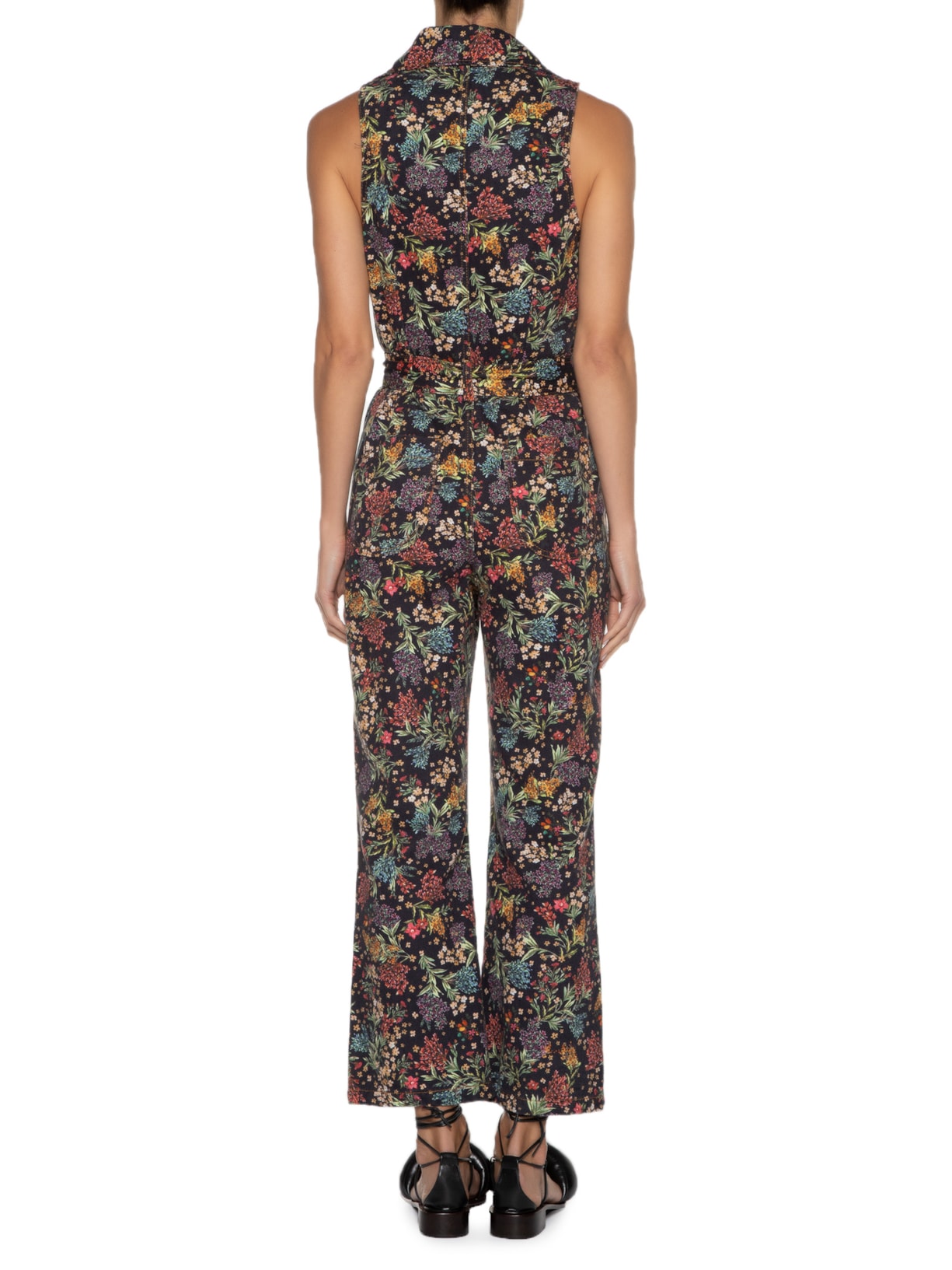 Macacão Feminino Sarja Louise Preto Farm