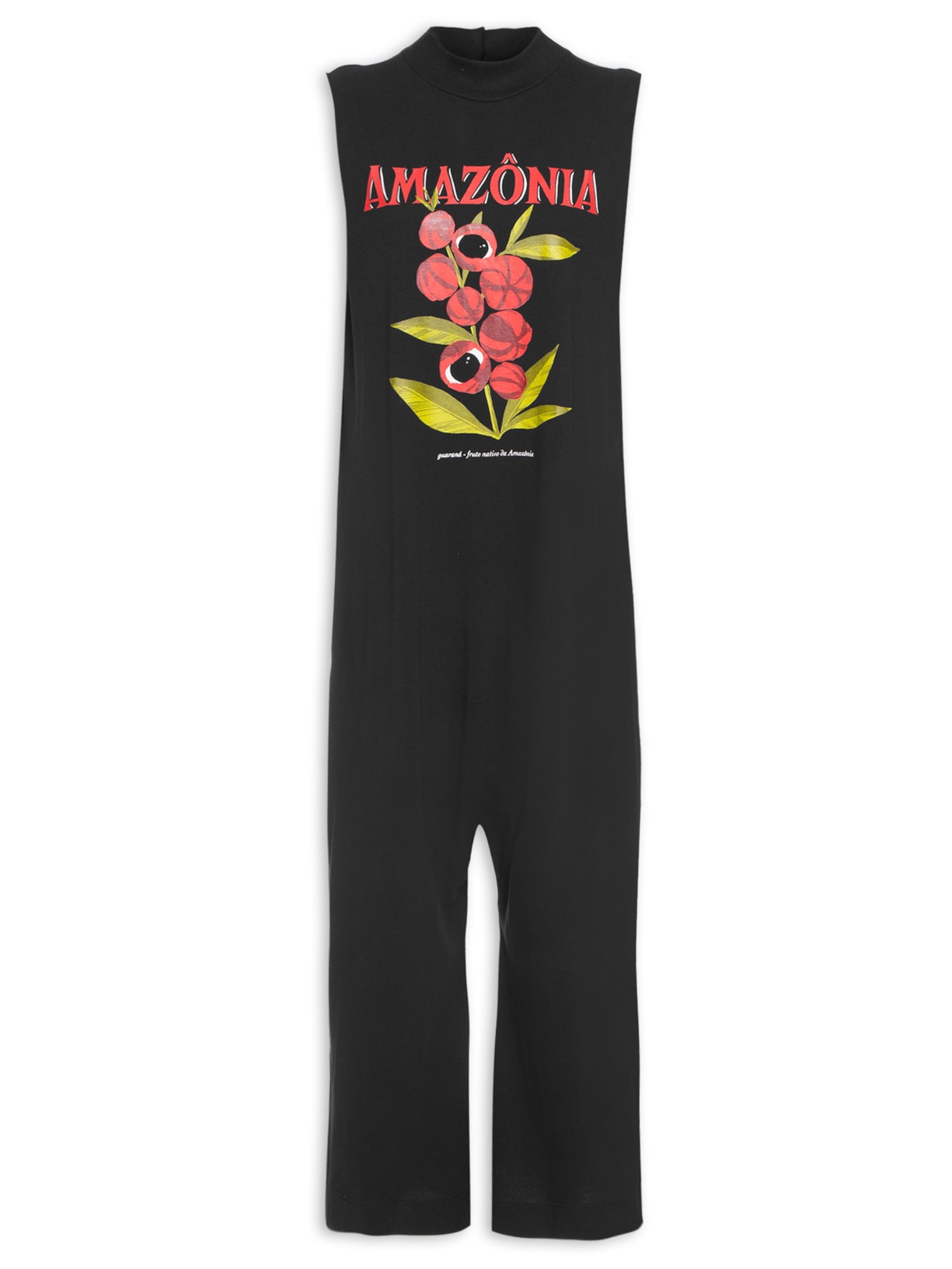 Macacão Feminino Saruel Amazônia - Preto