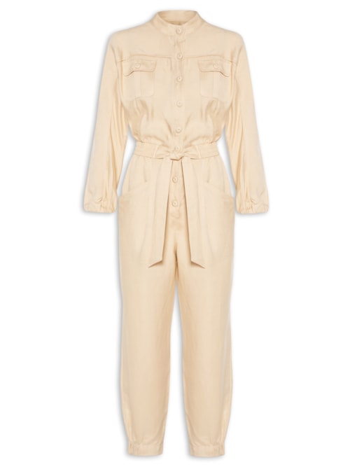 Macacão Feminino Scarlet - Bege