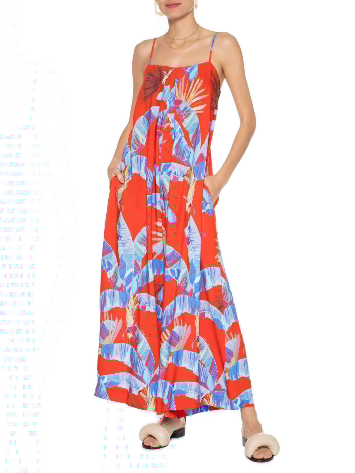 Macacão Feminino Selva Doce Vermelho Farm