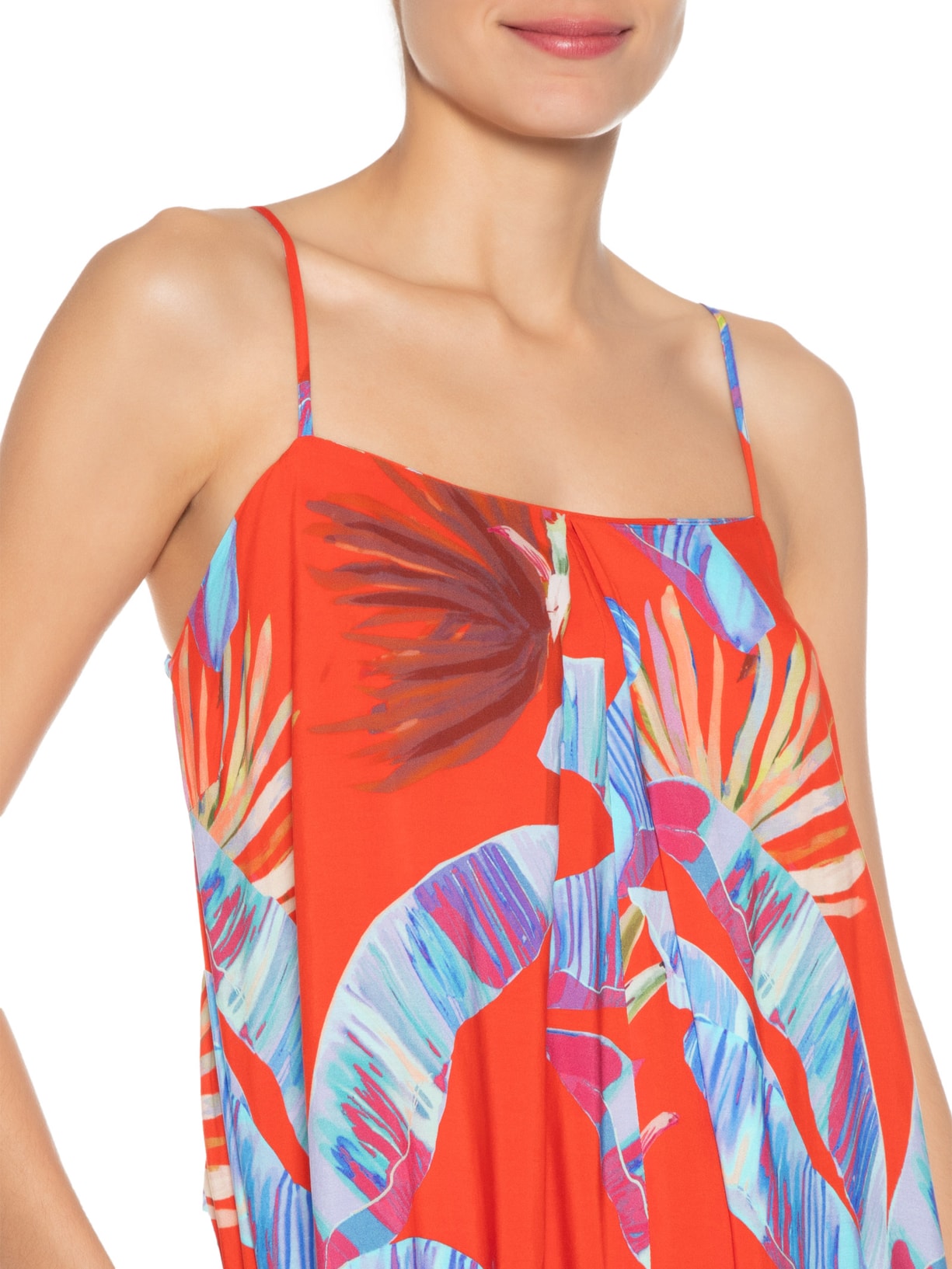 Macacão Feminino Selva Doce Vermelho Farm