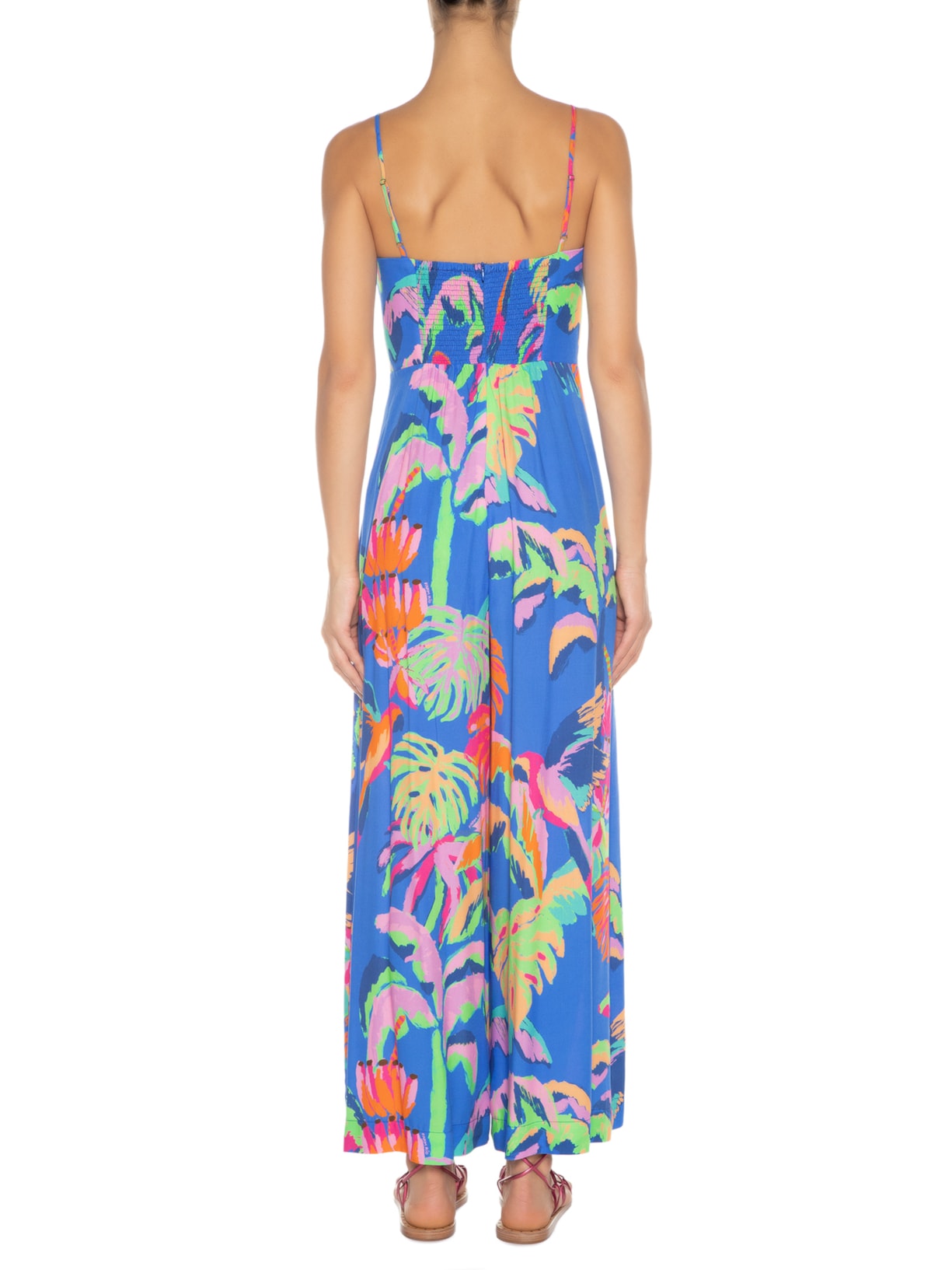 Macacão Feminino Selva Pintada Azul Farm