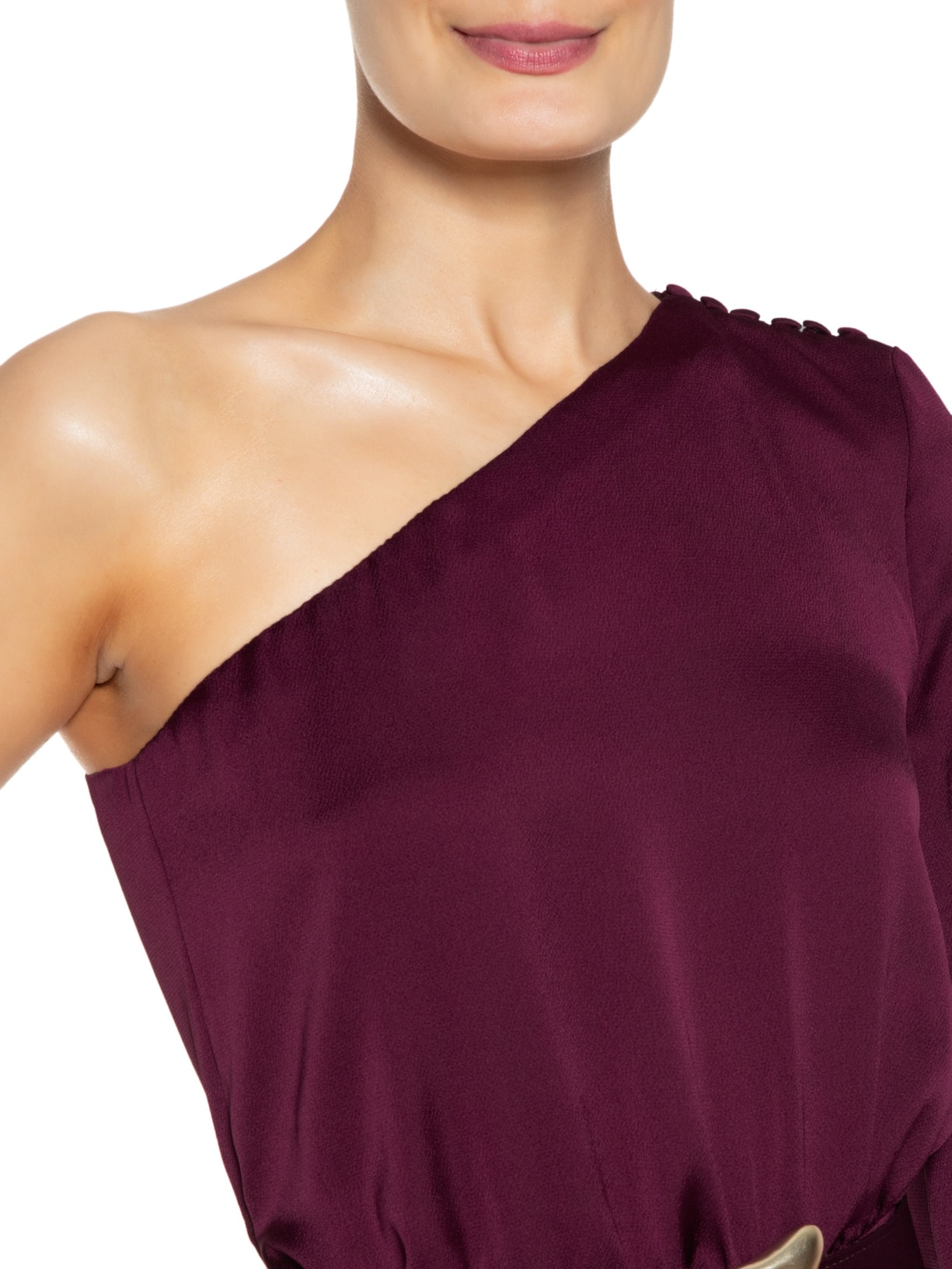 Macacão Feminino Selva Vinho Le Lis