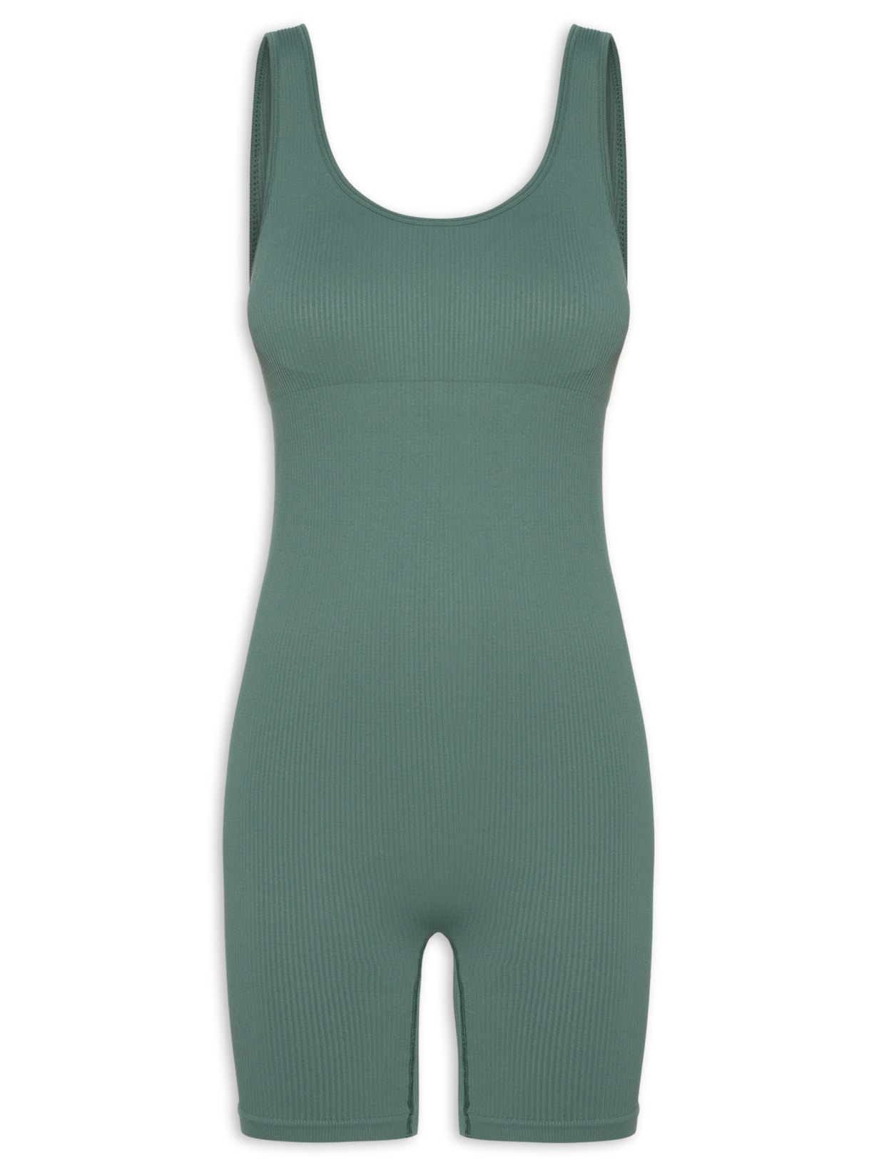 Macacão Feminino Sem Manga - Verde