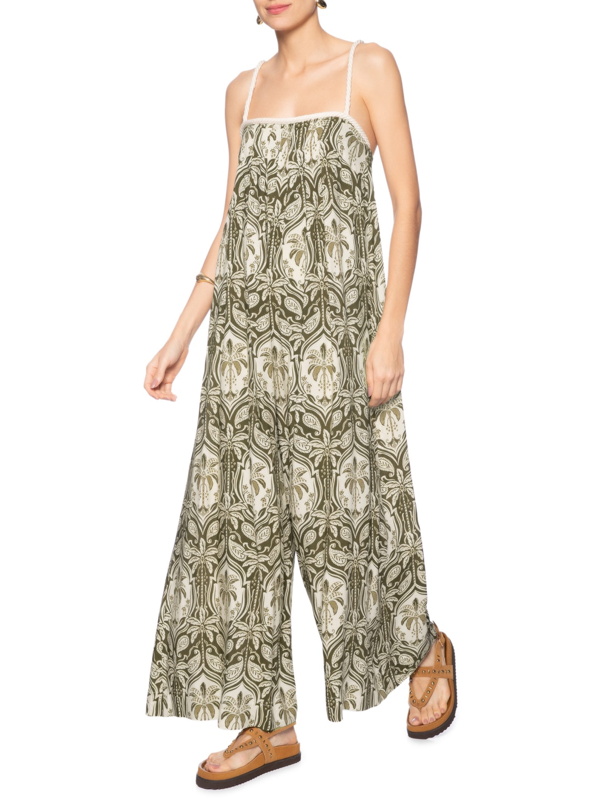 Macacão Feminino Serra Tropical Verde Farm