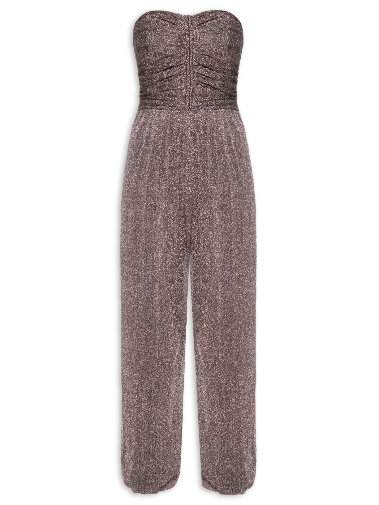 Macacão Feminino Shinny - Prata