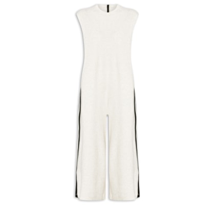 Macacão Feminino Sleeveless Juta - Bege