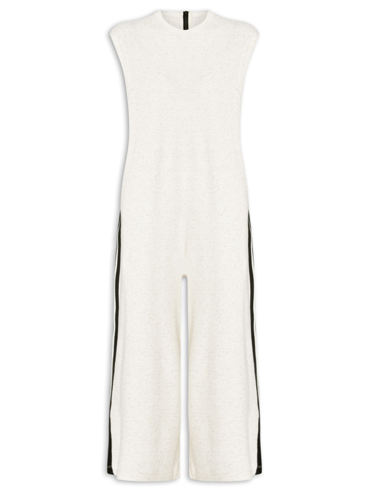 Macacão Feminino Sleeveless Juta - Bege