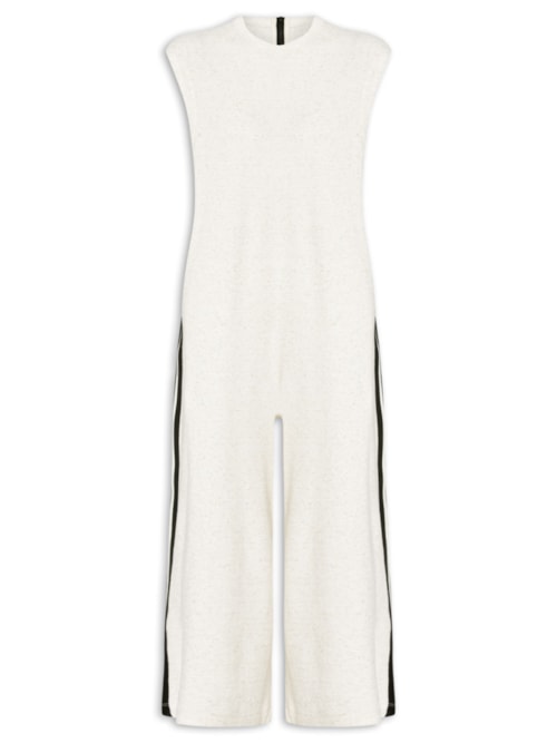 Macacão Feminino Sleeveless Juta - Bege