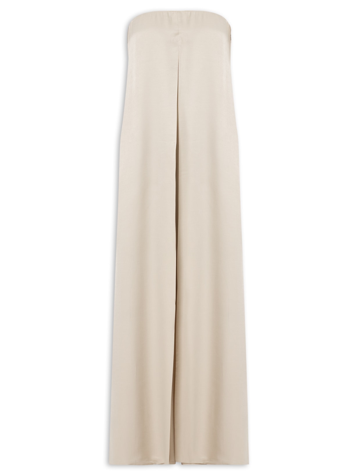 Macacão Feminino Sobreposição - Bege