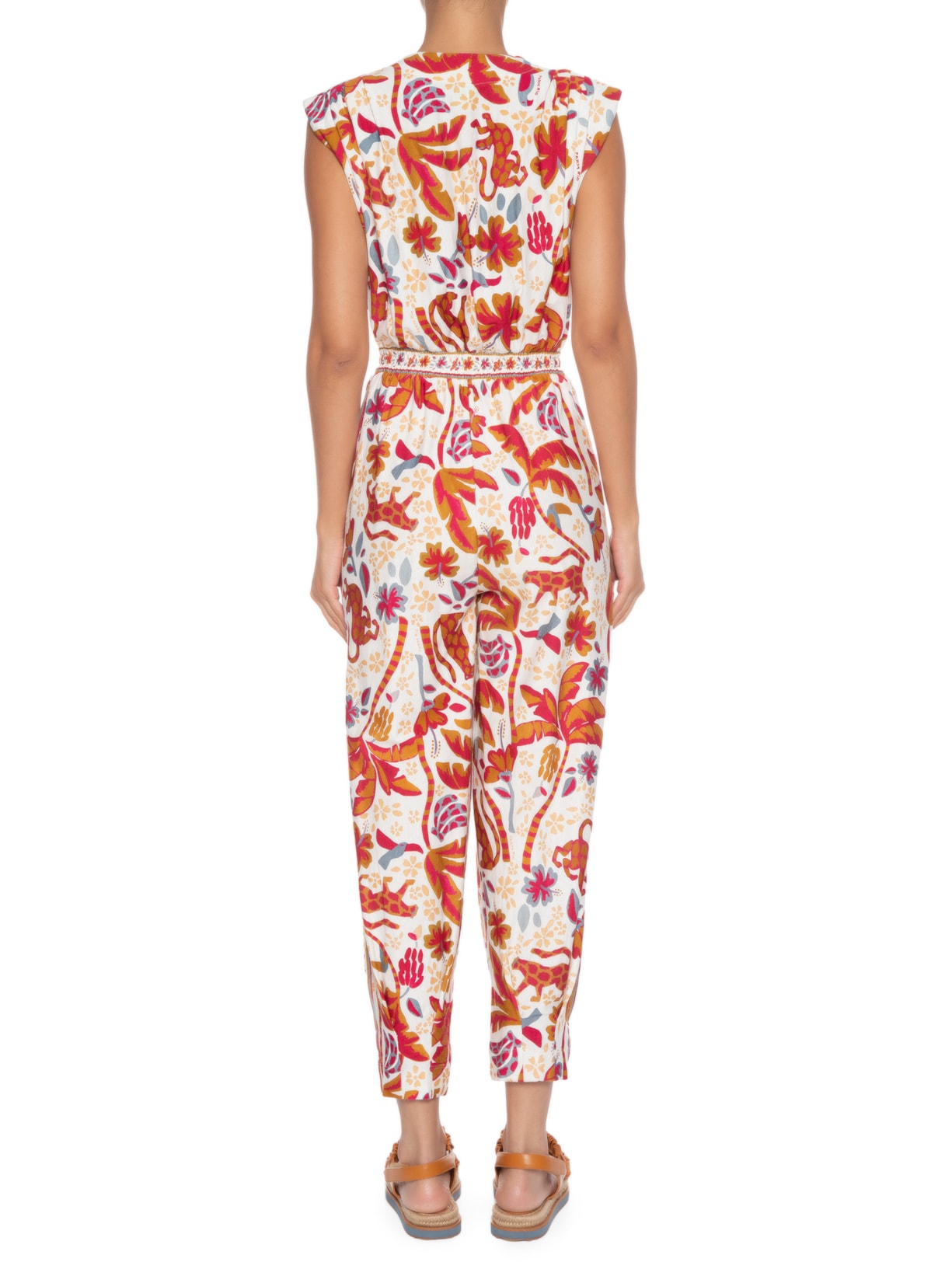 Macacão Feminino Solar Das Bananas Off White Farm