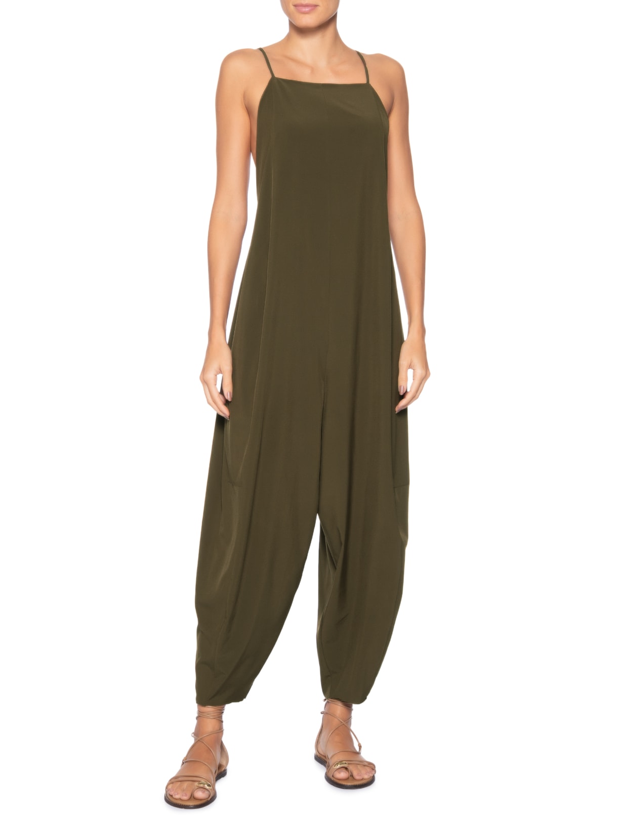 Macacão Feminino Superlight Balon Marrom Osklen