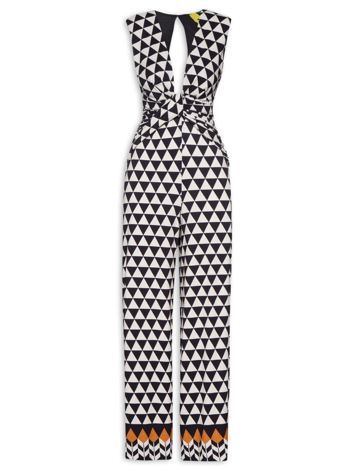 Macacão Feminino Tambaqui Gráfico - Preto