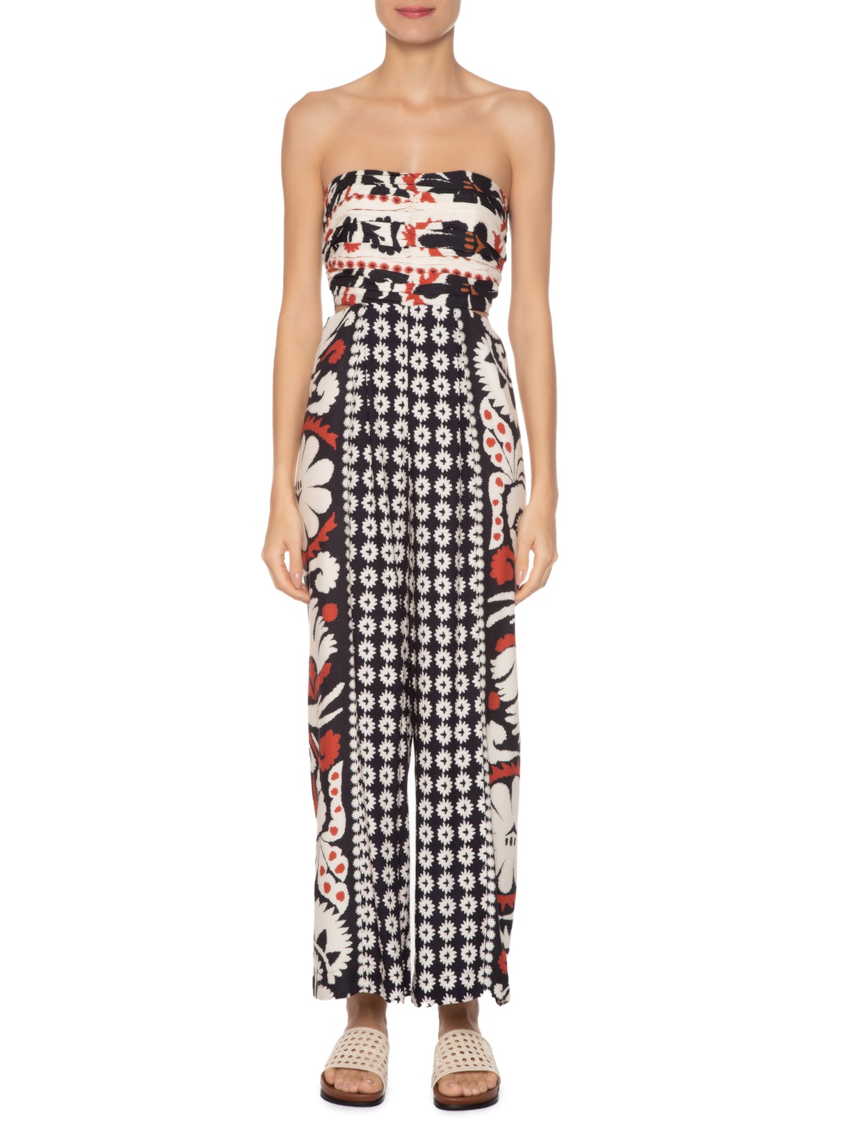 Macacão Feminino Tapete De Flor Off White Farm