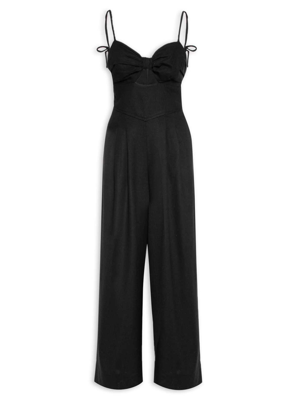 Macacão Feminino Top Nó - Preto