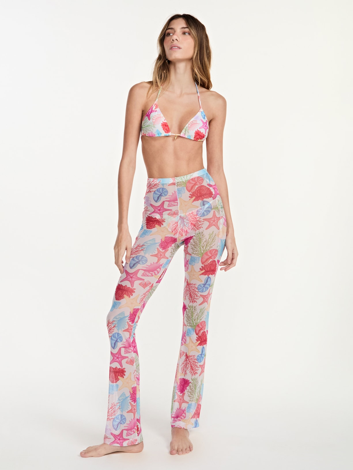 Macacão Feminino Tricot Bege Triya