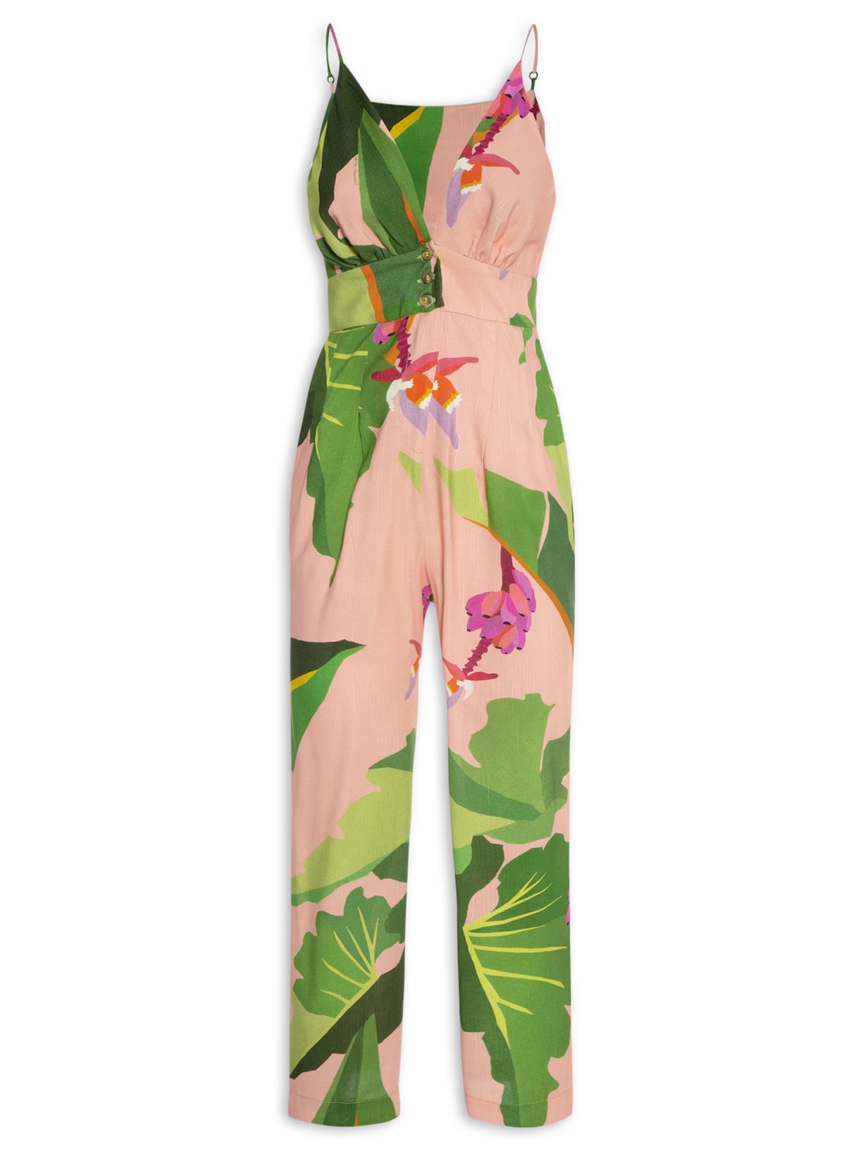 Macacão Feminino Tropicalist - Rosa