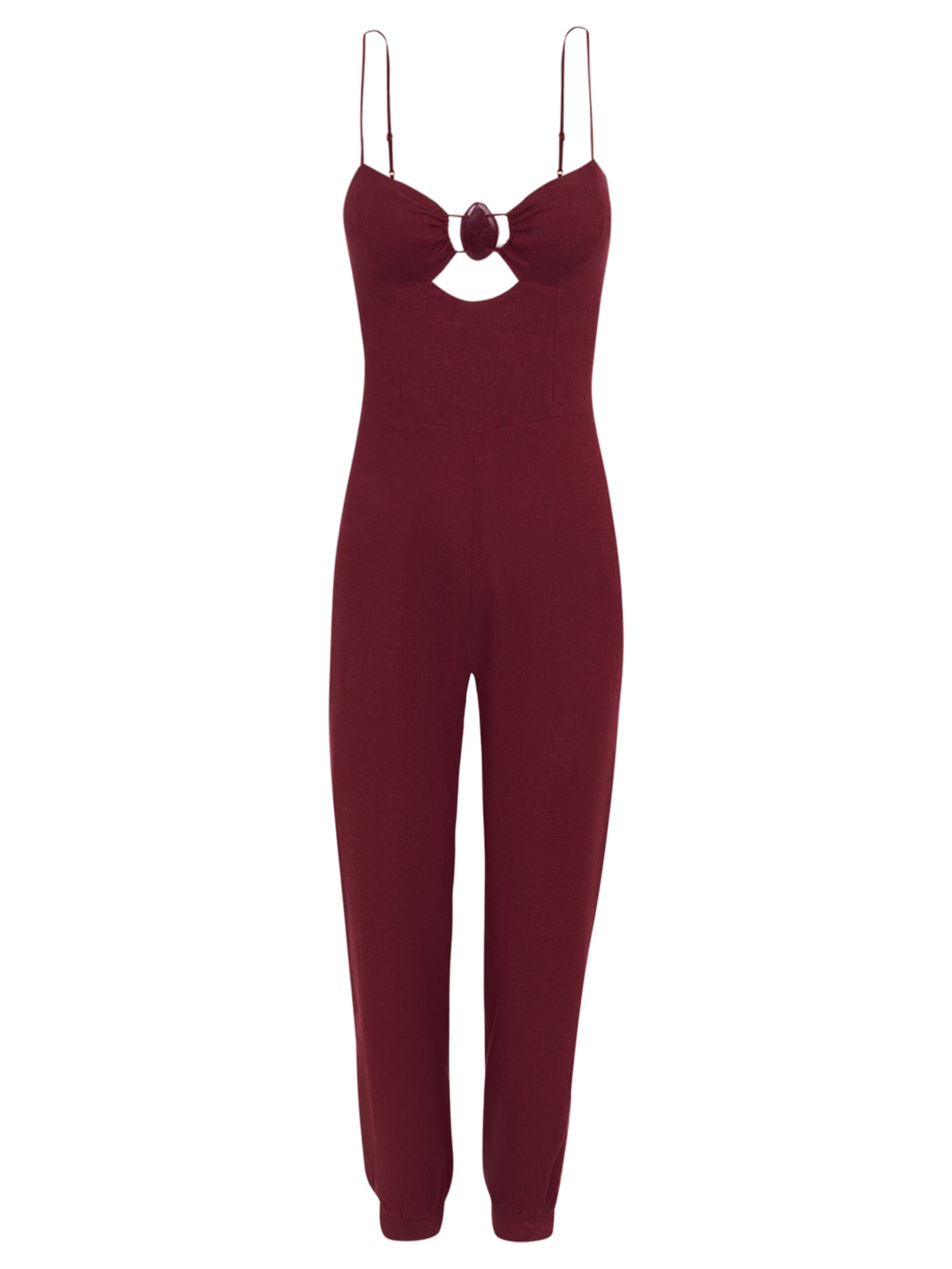 Macacão Feminino Tuane Detalhe - Vinho