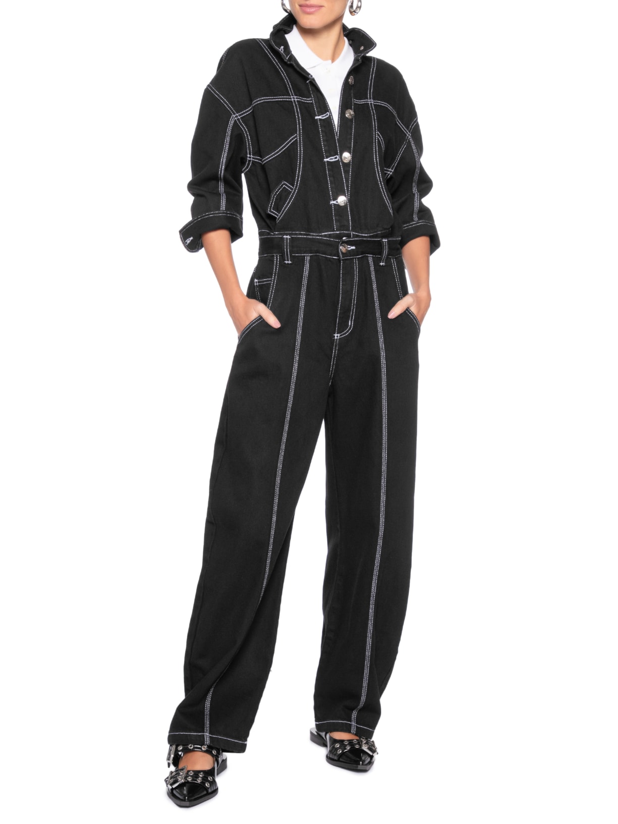 Macacão Feminino Unfit Preto Francesca