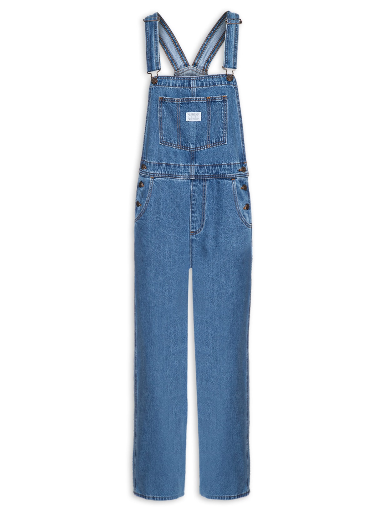 Macacão Feminino Vintage Overall - Azul