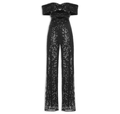 Macacão Feminino Zoe - Preto