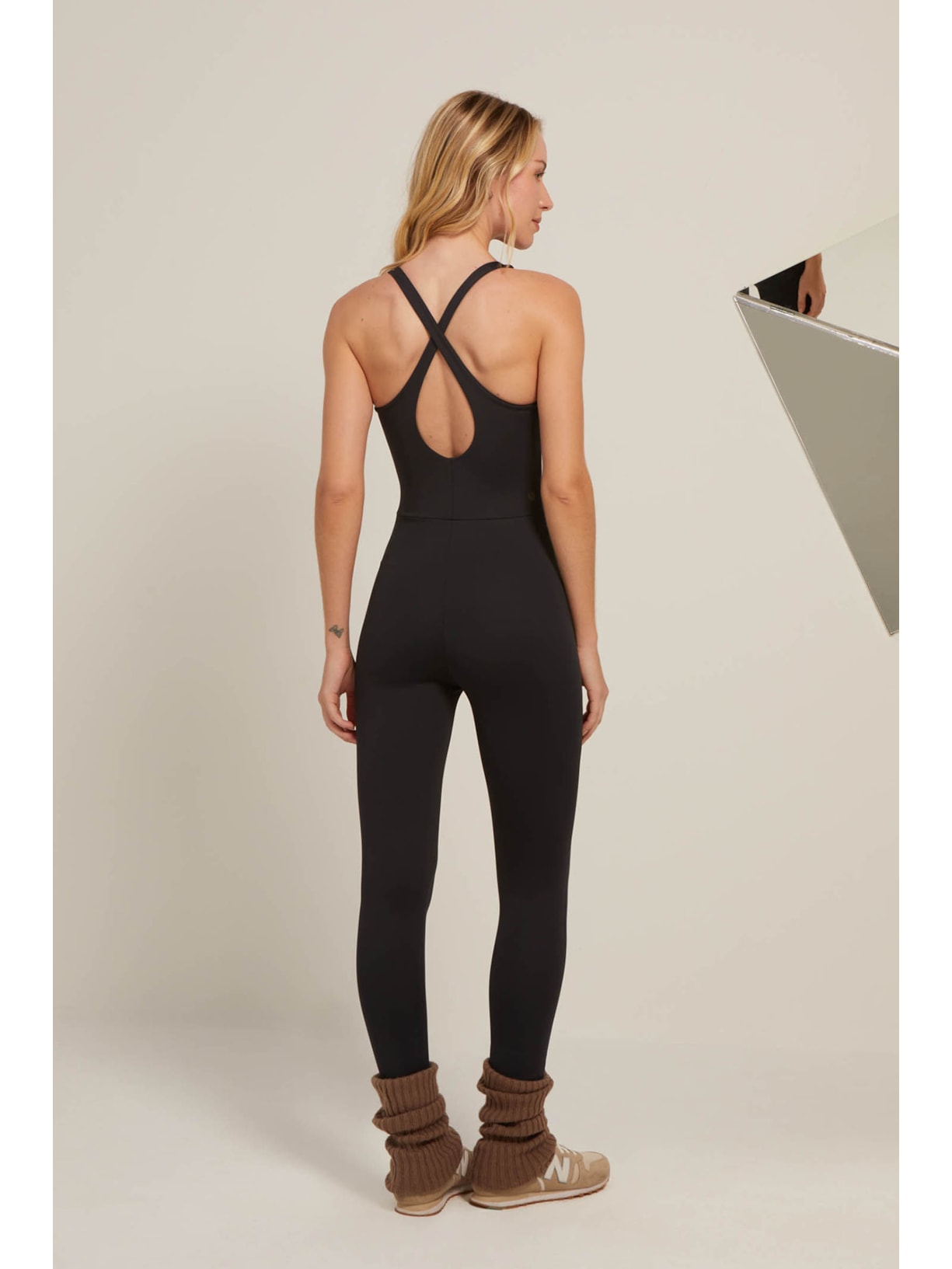 Macacão Fitness Preto Soft Skin Bali Yogini