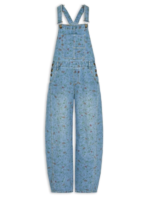 Macacão Jeans Feminino Morris I26 - Azul