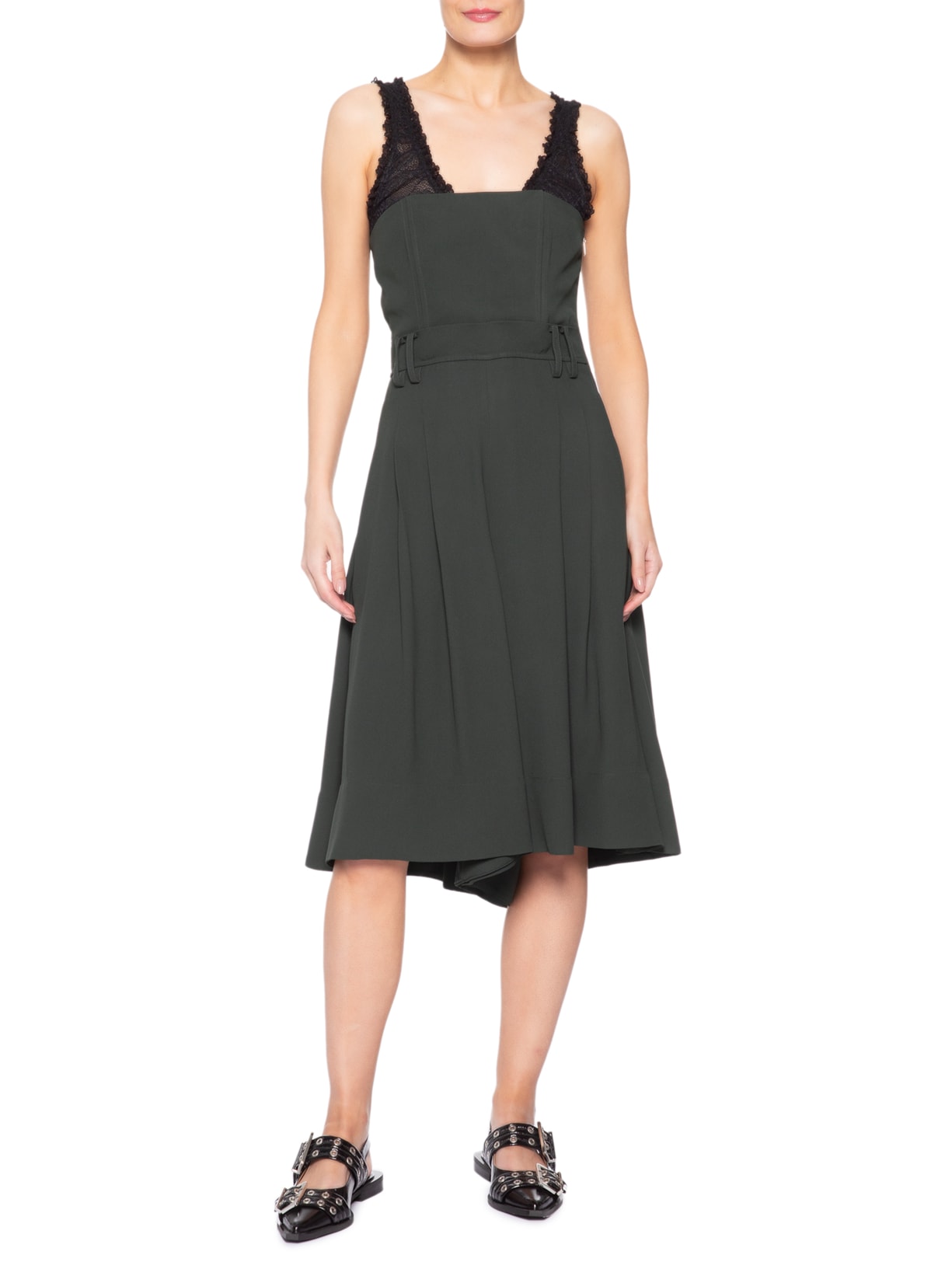 Macacão Jump Crepe Stacatto Zaya – Verde Nk