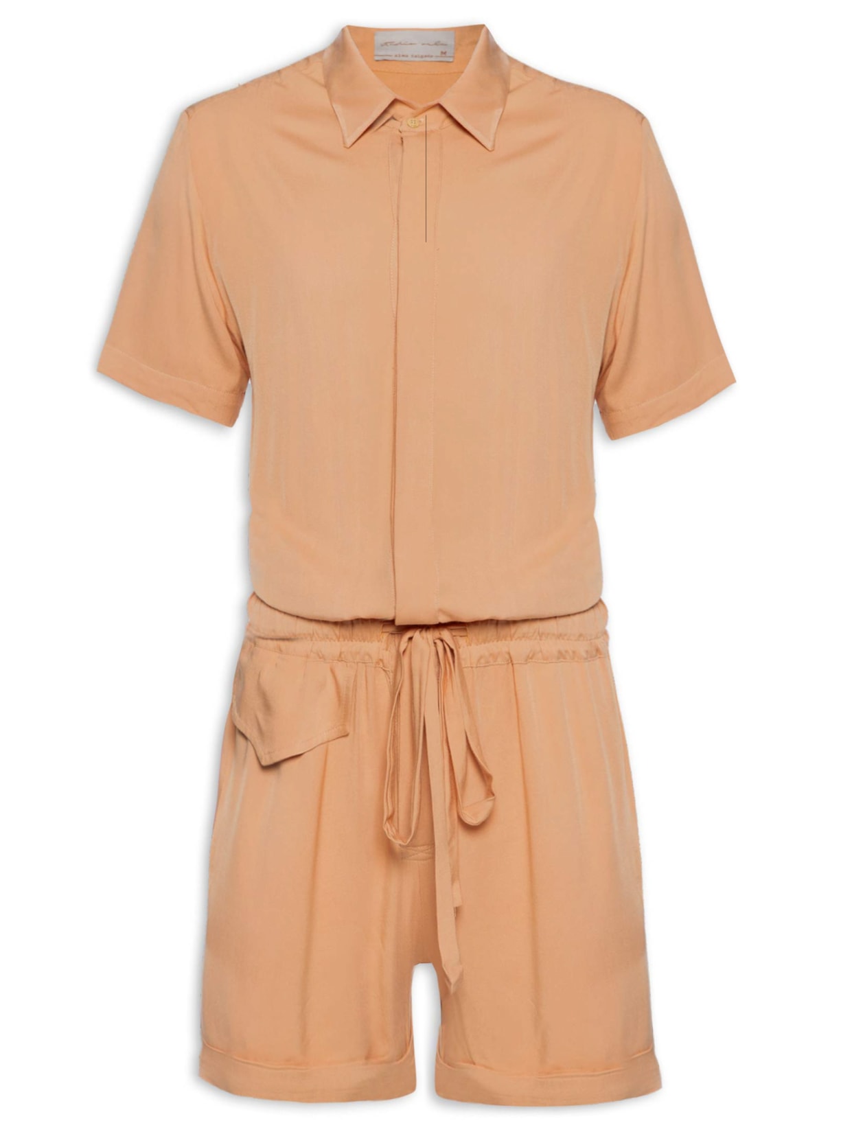 Macacão Masculino Curto - Laranja