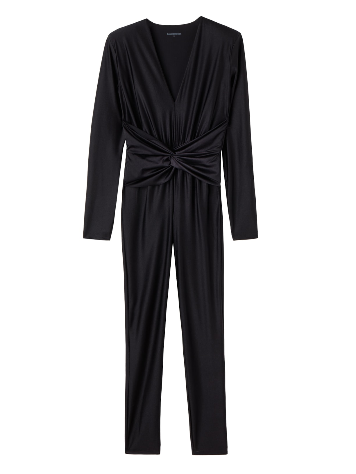 Macacão Skinny Superbrilhante - Preto