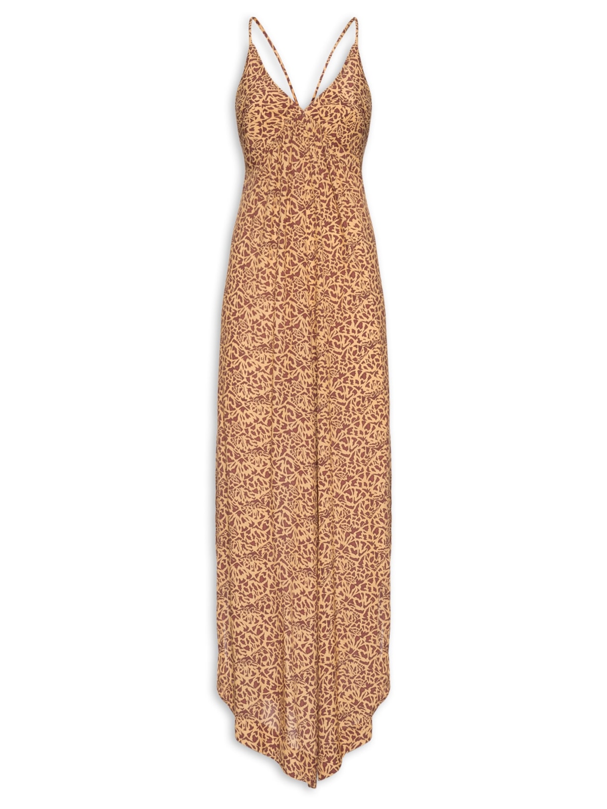 Macacão Textura Tartaruga - Marrom