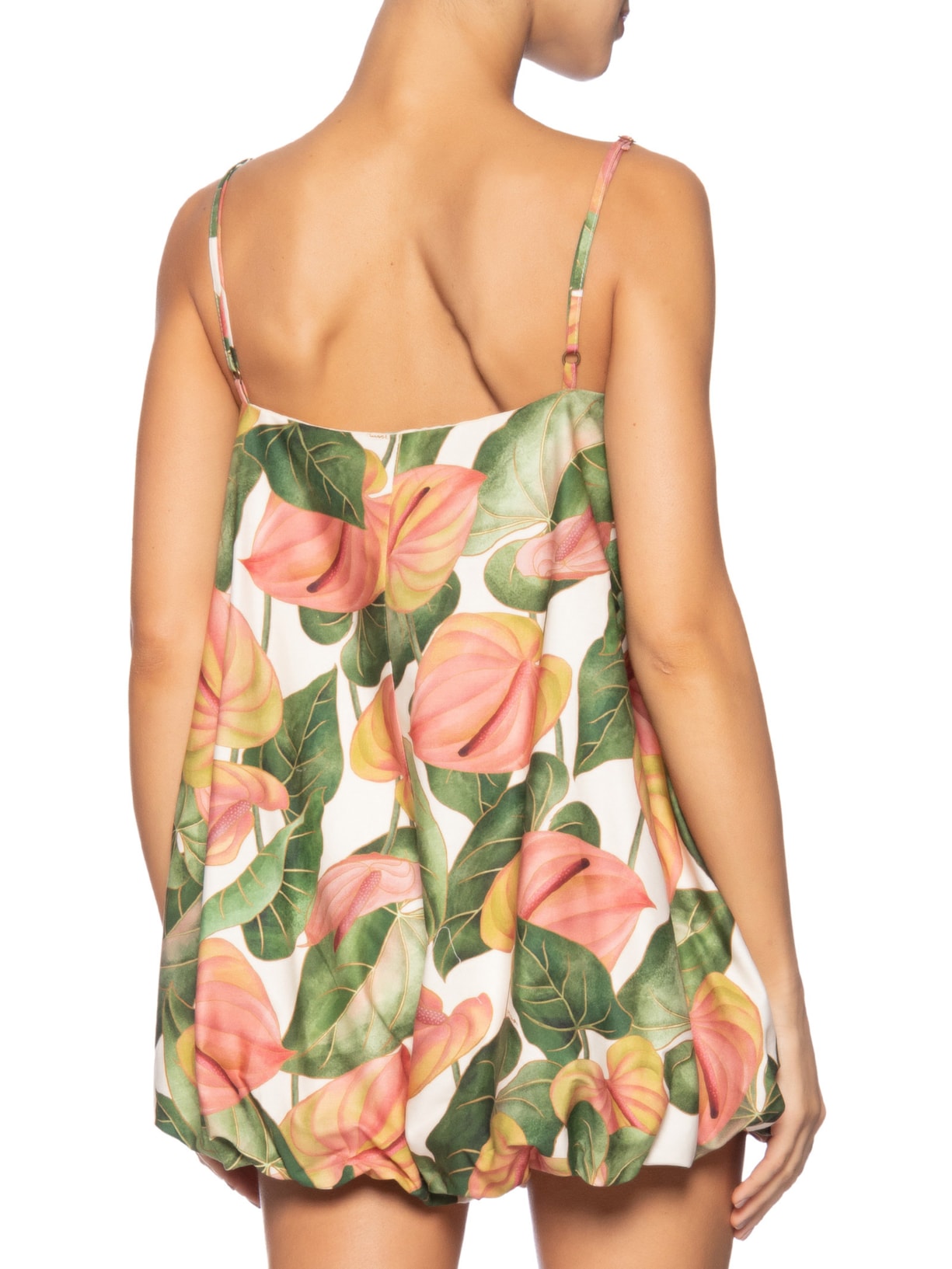 Macaquinho Balonê Antúrio Corrido Verde Farm