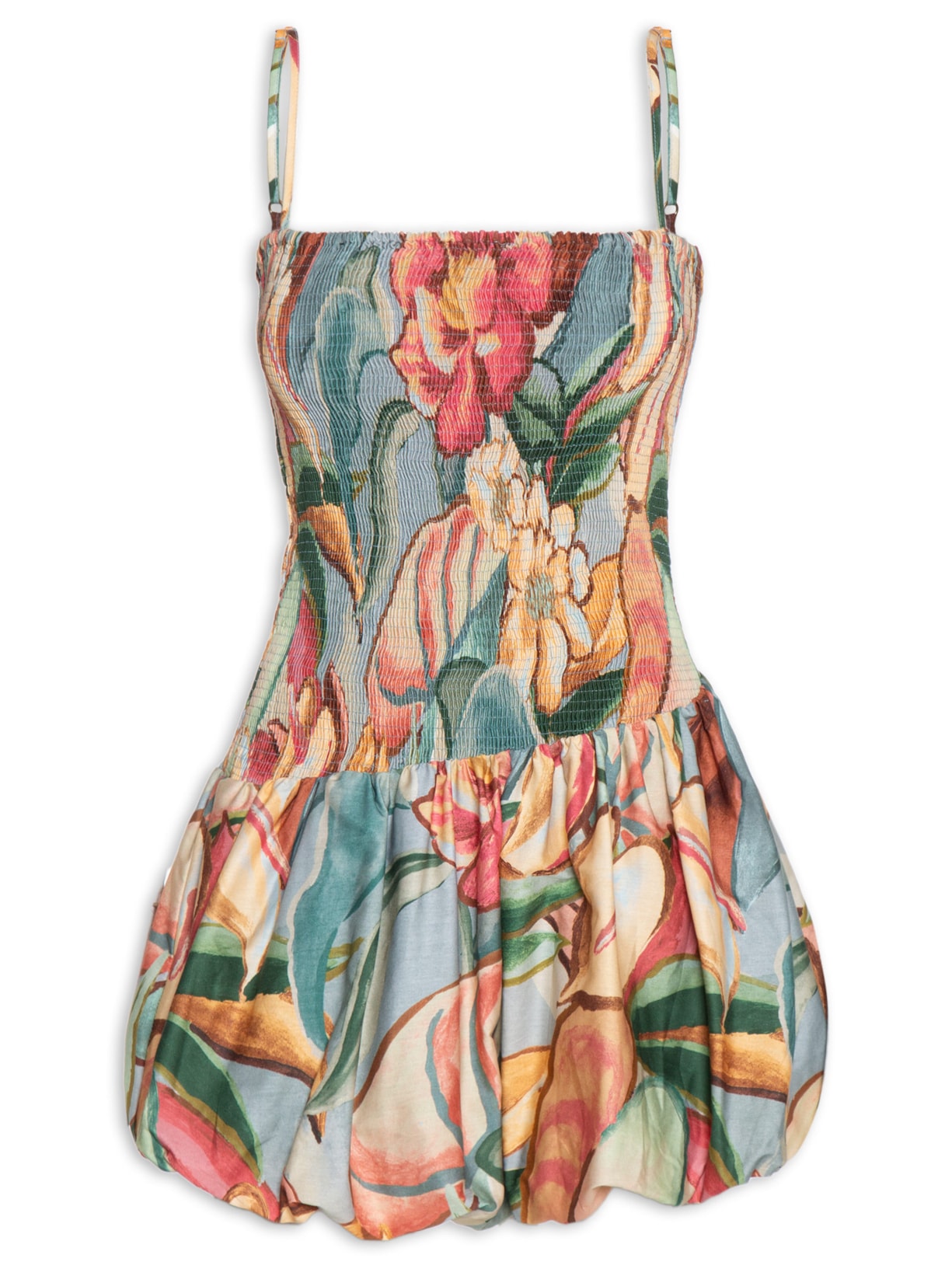 Macaquinho Balone Folhagem de Inverno - Azul