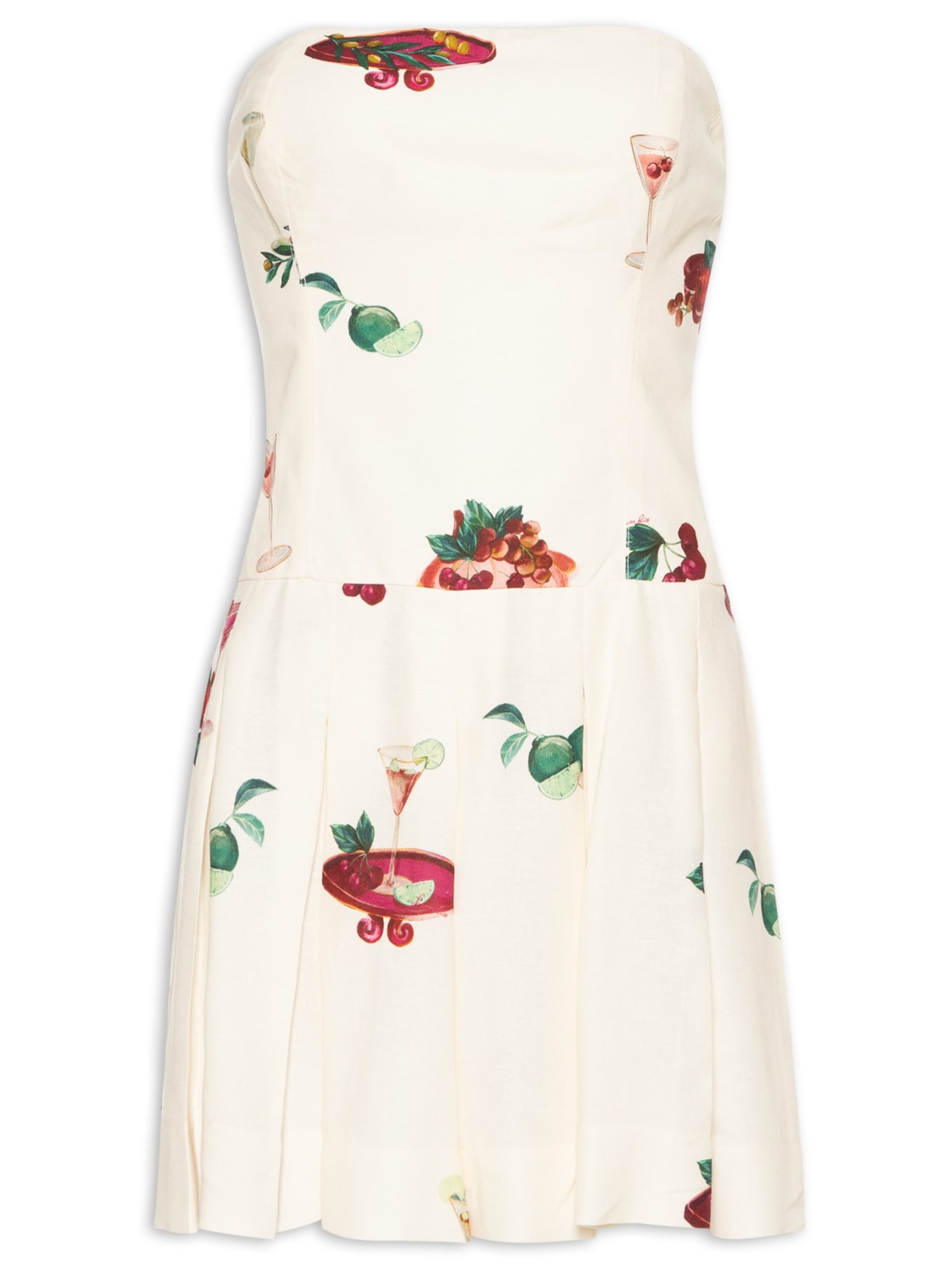 Macaquinho Coquetel Tropical - Bege