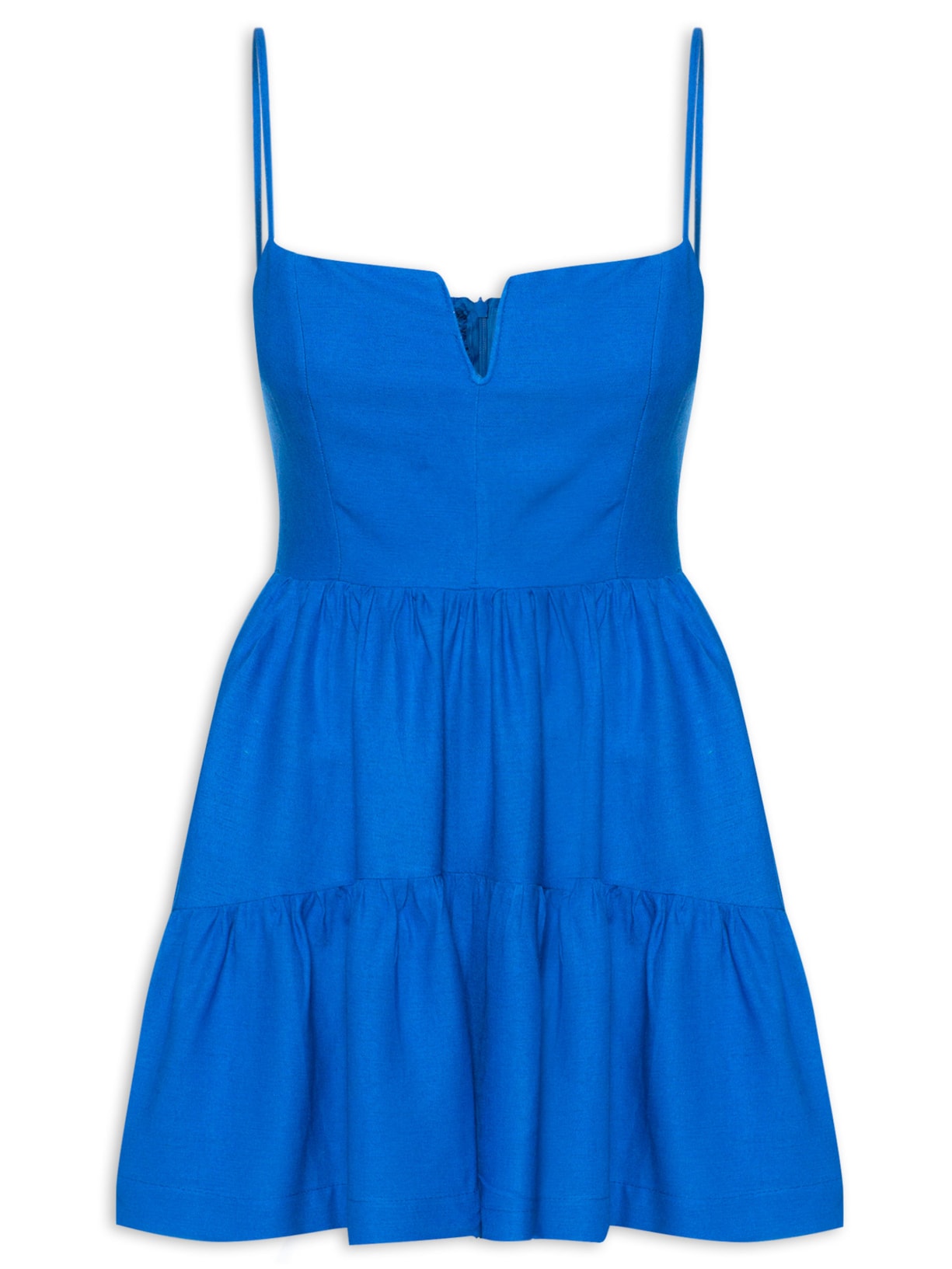 Macaquinho Feminino Alcinhas - Azul