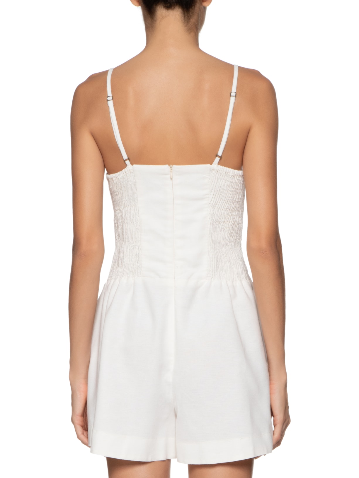 Macaquinho Feminino Alcinhas Godê Off White Farm