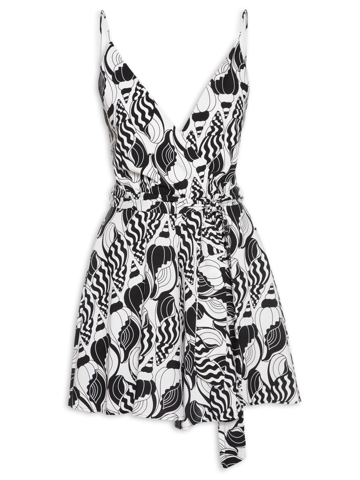 Macaquinho Feminino Concha Do Mar - Preto