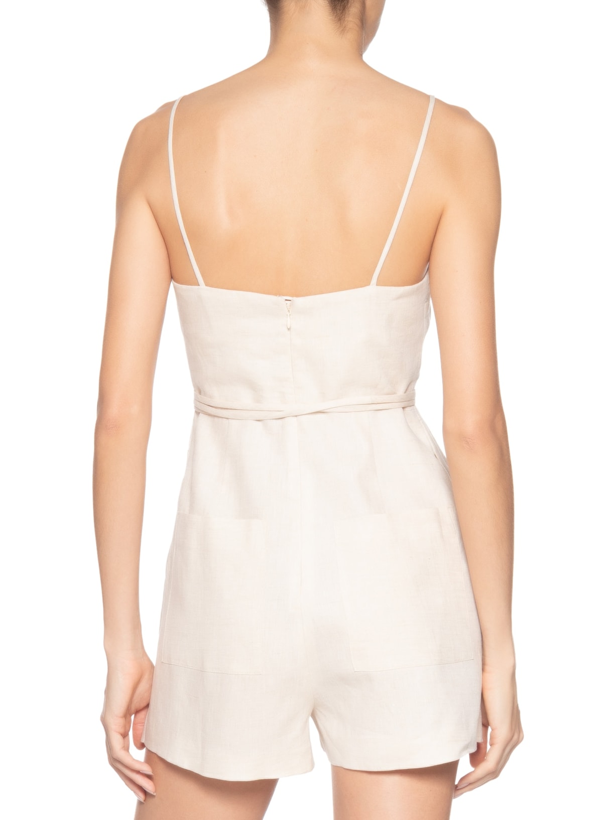 Macaquinho Feminino Curto Cristal Bege Le Lis