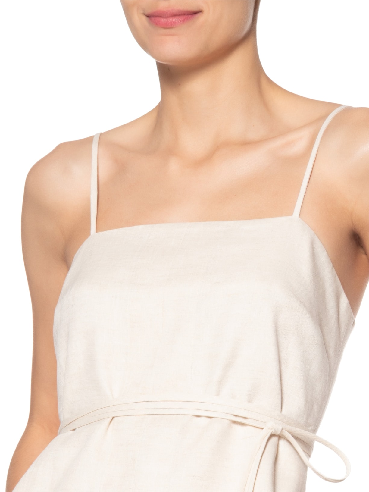 Macaquinho Feminino Curto Cristal Bege Le Lis