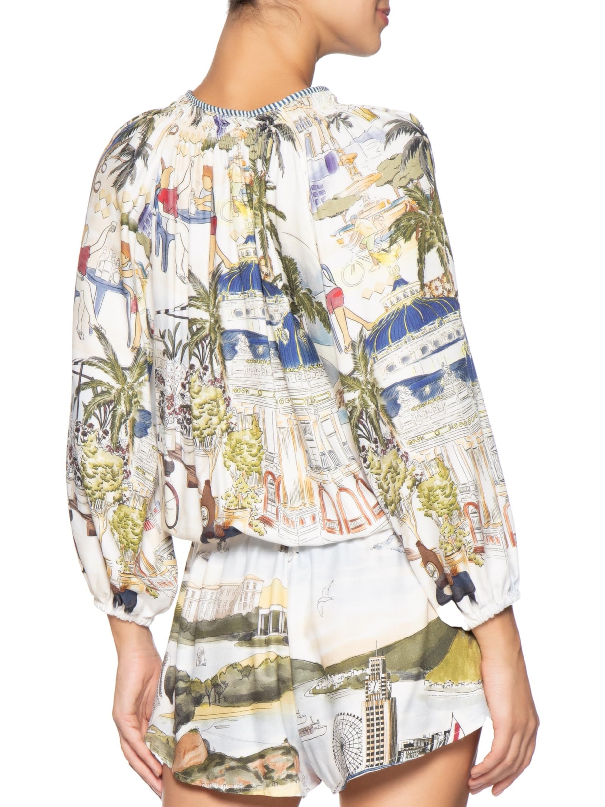 Macaquinho Feminino  Encanto do Rio – Off White Farm