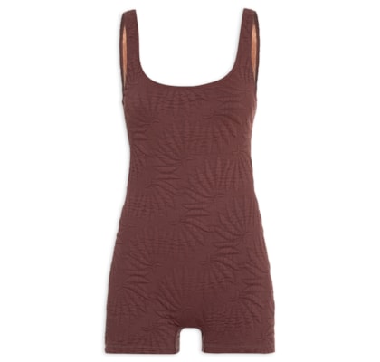 Macaquinho Feminino Esportivo - Marrom