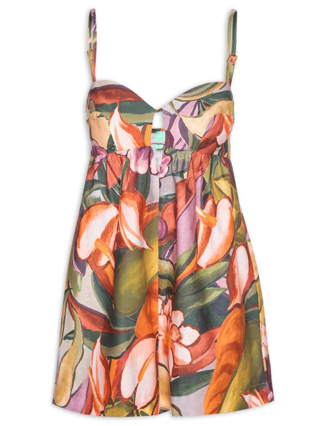 Macaquinho Feminino Folhagem de Inverno - Verde