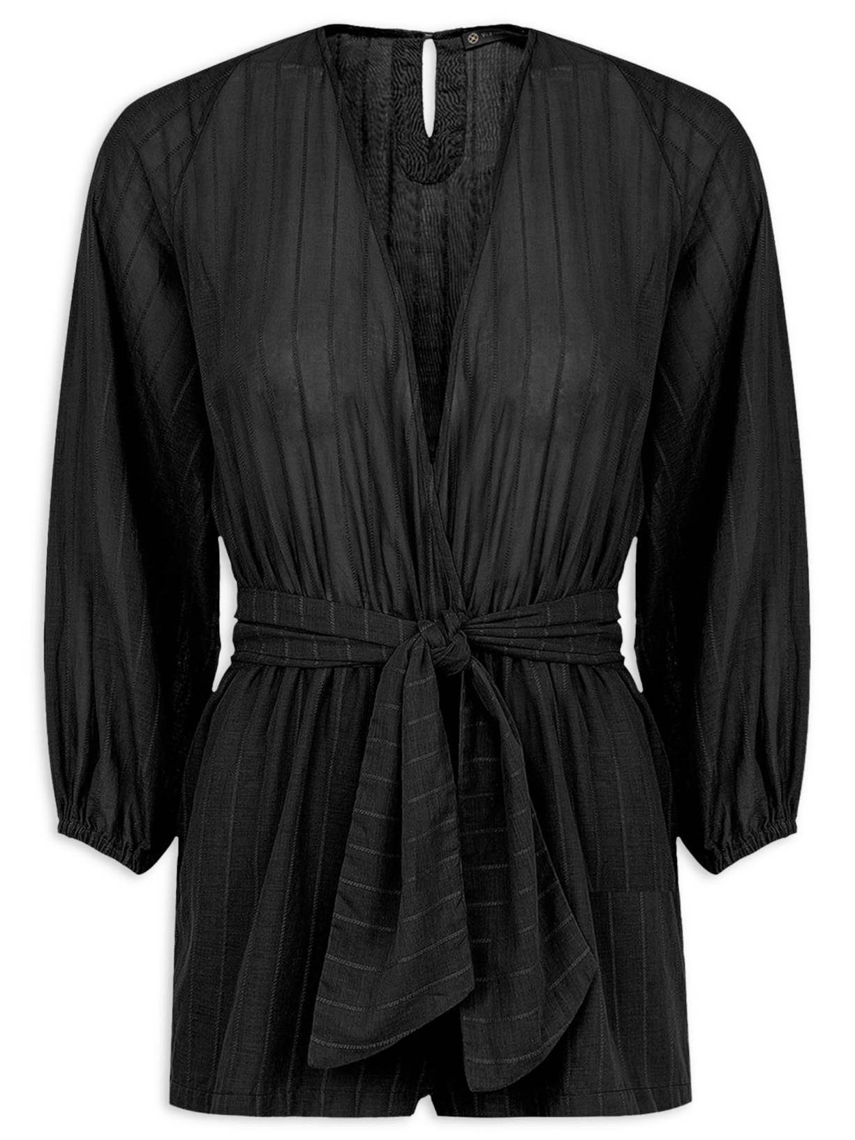 Macaquinho Feminino Gina - Preto