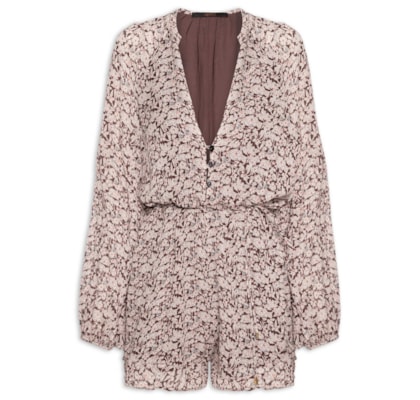 Macaquinho Feminino Liberty Chelsea - Marrom