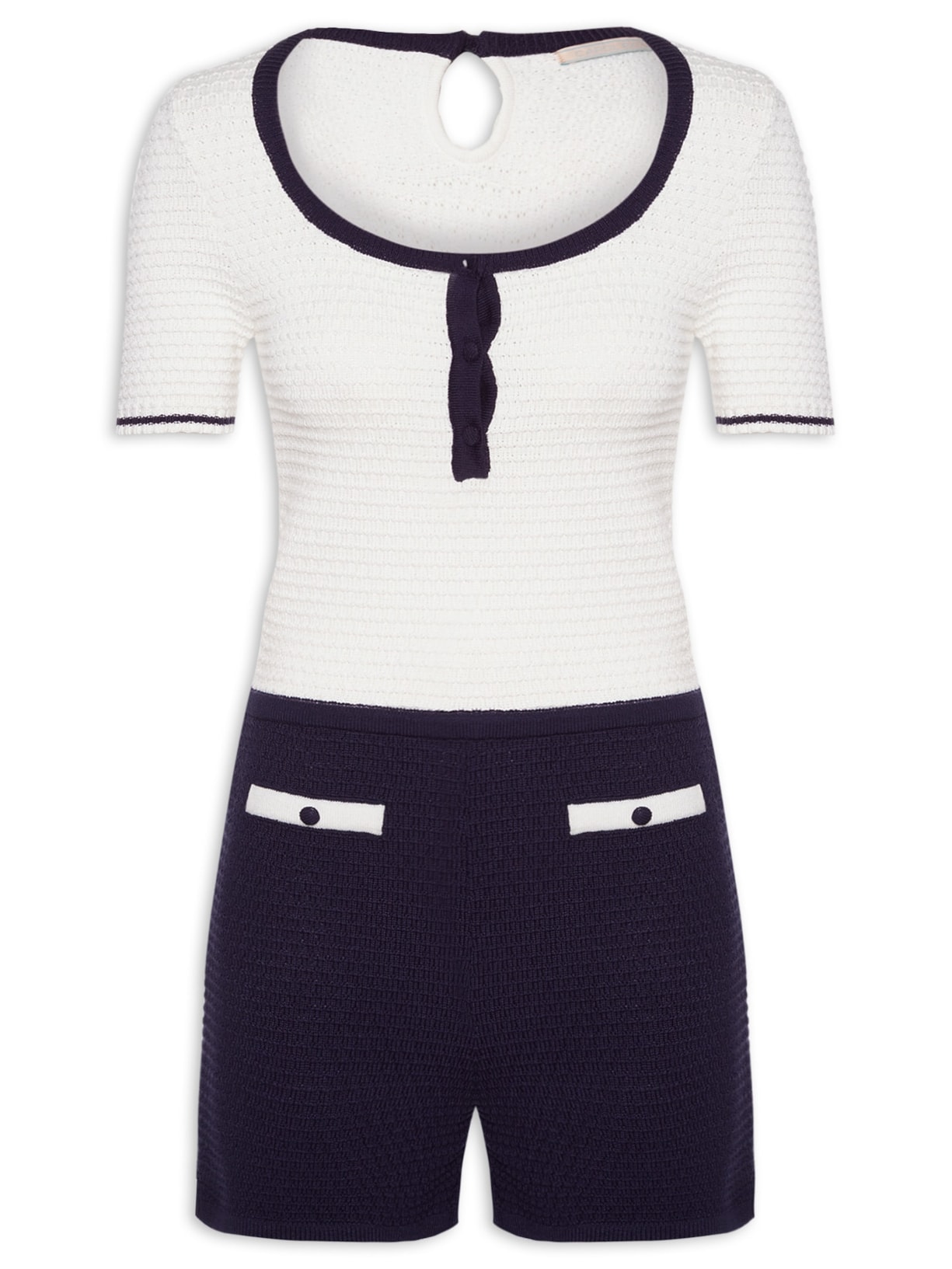 Macaquinho Feminino Lis - Branco