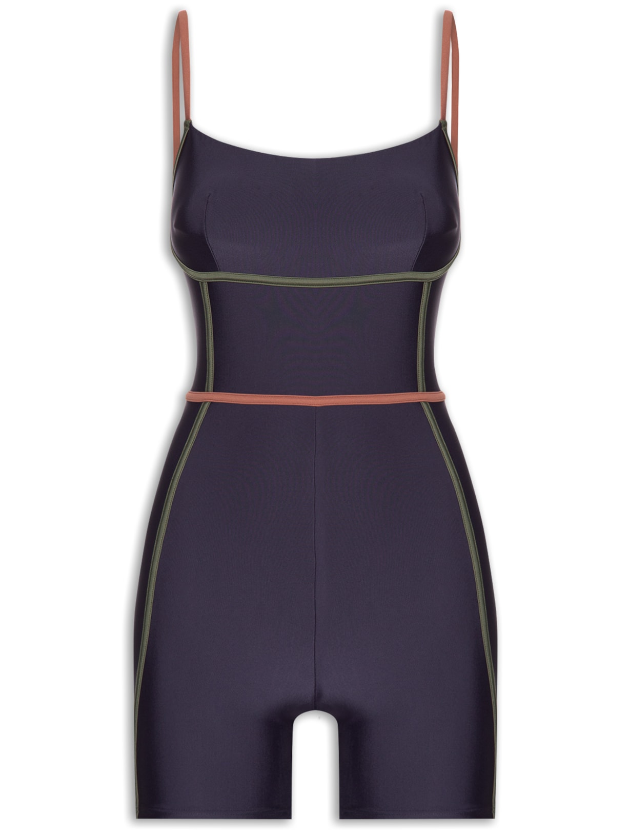 Macaquinho Feminino Liso - Azul